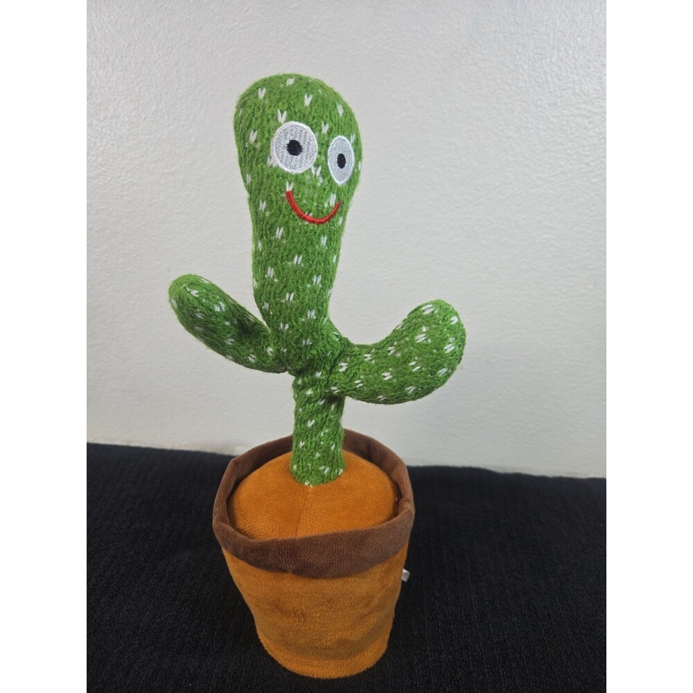 Dancing Cactus Toy Singing Light-Up Cactus 20 Songs The Cactus Repeats What You